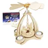 Holz-, Tisch-, Teelicht-, Weihnachts-, Pyramide - Heilige Produktbild-Vorschau 1