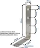 Edelstahl Winkel 150x100x25mm Lochwinkel Montagewinkel Produktbild-Vorschau 3