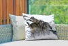 MuchoWow® Outdoor Kissen - Wolf - Europa - Schnee - 60x40 Produktbild-Vorschau 3