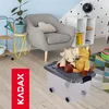 Plastový kontejner KADAX s kolečky, úložný box, úložný box Náhled obrázku produktu 5