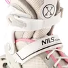 Close-up view of the top part of a roller skate, showing straps and lacing. Anteprima dell’immagine prodotto