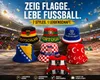Bucket Hat Fußball Länder Edition – Stylischer Fischerhut Produktbild-Vorschau 3