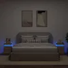A bedroom scene with a bed and two nightstands featuring LED lighting. Náhľad obrázku produktu