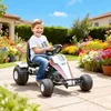 HOMCOM Go Kart Kinderfahrzeug Tretauto mit Pedal für 3-6 Produktbild-Vorschau 2