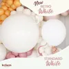 Balony lateksowe White, białe 45cm, 1 szt. Podgląd zdjęcia produktu 2