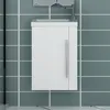 Badmöbel 45x64 cm Weiß SILVIA - Badezimmermöbel Waschtisch Produktbild-Vorschau 8