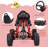 Gokart mit Verstellbarem Sitz & Handbremse Tretauto bis Produktbild-Vorschau 4