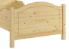 Seniorenbett extra hoch 90x200 Massivholz Kiefer Einzelbett Produktbild-Vorschau 8