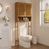 BEALIFE Badezimmerschrank 66x23x170 cm | In Holzoptik mit Produktbild-Vorschau 6