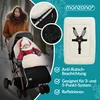 MONZANA® Fußsack Kinderwagen & Buggy – Kuscheliger Produktbild-Vorschau 3