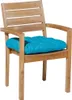Madison - Sitzkissen Florance Panama aqua - Ca. 47x47 cm - Produktbild-Vorschau 4