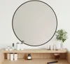 vidaXL Miroir mural noir Ø 60 cm Rond Voir les images du produit 6