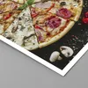 Poster - Poster ohne Rahmen - Pizza Käse Tomaten - 50x40 cm Produktbild-Vorschau 2