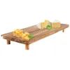 Planche à découper en bois d'acacia durable avec quatre Voir les images du produit 8