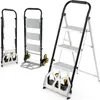 COSTWAY 2-in-1 Treppensackkarre mit Leiter & Gummirädern, Produktbild-Vorschau 1