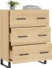 vidaXL Príborník Sonoma Dub 69,5x34x90 cm odvodený výrobok Náhľad obrázku produktu 4