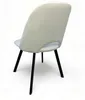 4x MAYA II Polstersessel Stuhl Metall Schwarz + Leichtes Produktbild-Vorschau 4