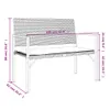 The Living Store Gartenbank 2-Sitzer mit Kissen Schwarz Produktbild-Vorschau 11
