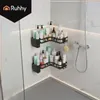 Ruhhy 27092 Eckregal für das Badezimmer, 2 Stück, schwarz Produktbild-Vorschau 7