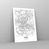 Bilder auf glas - Einteilig - Stadt Karte Rom - 50x70cm - Produktbild-Vorschau 4