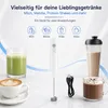Elektrischer Milchaufschäumer-Stab USB-C – Kabelloser Produktbild-Vorschau 2