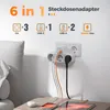 Ciabatta multipresa TESSAN con USB per presa di corrente, Anteprima dell’immagine prodotto 2