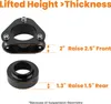 Front 2" Rear 1.5" Full Leveling Lift Kit w/ Spacers For Produktbild-Vorschau 7