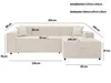 Ecksofa mit Schlaffunktion Santorini - Sofa 250 cm mit Produktbild-Vorschau 3