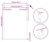 vidaXL Verdunkelungsrollo Marineblau 145x230 cm Stoffbreite Produktbild-Vorschau 7