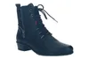 A studio shot of a black boot. Voir les images du produit