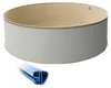 Rund Pool Ø 450 x 120 cm | Grund SET | Poolfolie sandfarben Produktbild-Vorschau 1