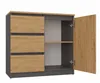 Topeshop 1D3S ANT/ART BA KPL Kommode Produktbild-Vorschau 2