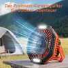 Tischventilator Campingventilator mit Licht und Produktbild-Vorschau 2