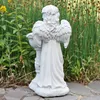 Angelo in piedi presso la fontana d'acqua I Massiccia Anteprima dell’immagine prodotto 7