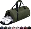 Borsa sportiva 35L verde militare con scomparto per le Anteprima dell’immagine prodotto 1