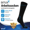 Bituxx 3 Paar Full Freizeit & Arbeitssocken Schwarz 43-46 Produktbild-Vorschau 2