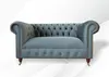 Chesterfield Sofa Luxus Möbel Zweisitzer Couchen Sofas Sitz Produktbild-Vorschau 1