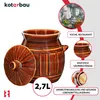KOTARBAU® Keramik Gärtopf Gurkentopf mit Deckel Produktbild-Vorschau 5