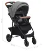 vidaXL Kočík 3 v 1 Light Grey Steel Náhľad obrázku produktu 5