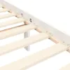 vidaXL Lit en bois massif avec tête de lit blanc 6FT Super Voir les images du produit 10