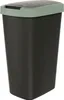 Poubelle 45l avec couvercle KEDEN COMPACTA Q noir avec bord Voir les images du produit 1