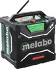 A Metabo Akku-Baustellenradio RC 12-18 32W BT DAB+ is shown against a white background. Podgląd zdjęcia produktu