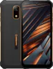A black and orange rugged smartphone is shown from the back and front. Voir les images du produit