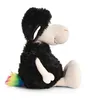 A plush toy sheep sitting on a white background. Produktbild-Vorschau