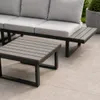 greemotion Gartenlounge-Set Pisa Lounge-Set Schwarz-Holz / Produktbild-Vorschau 5