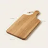 TAGLIERE IN ROVERE con manico e laccio 43x19,5x2 cm Anteprima dell’immagine prodotto 6