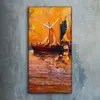 Wanduhr Bürouhr Leinwand Bild Geräuschlos Kunstdruck 30x60 Produktbild-Vorschau 2