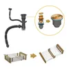 ANW HOME Lavello cucina oro 50x50 cm acciaio inox 304 Nano Anteprima dell’immagine prodotto 6
