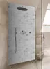 A modern shower with a tiled wall. Produktbild-Vorschau