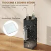 HOMCOM Regenschirmständer aus Metall Quadratisch Produktbild-Vorschau 4